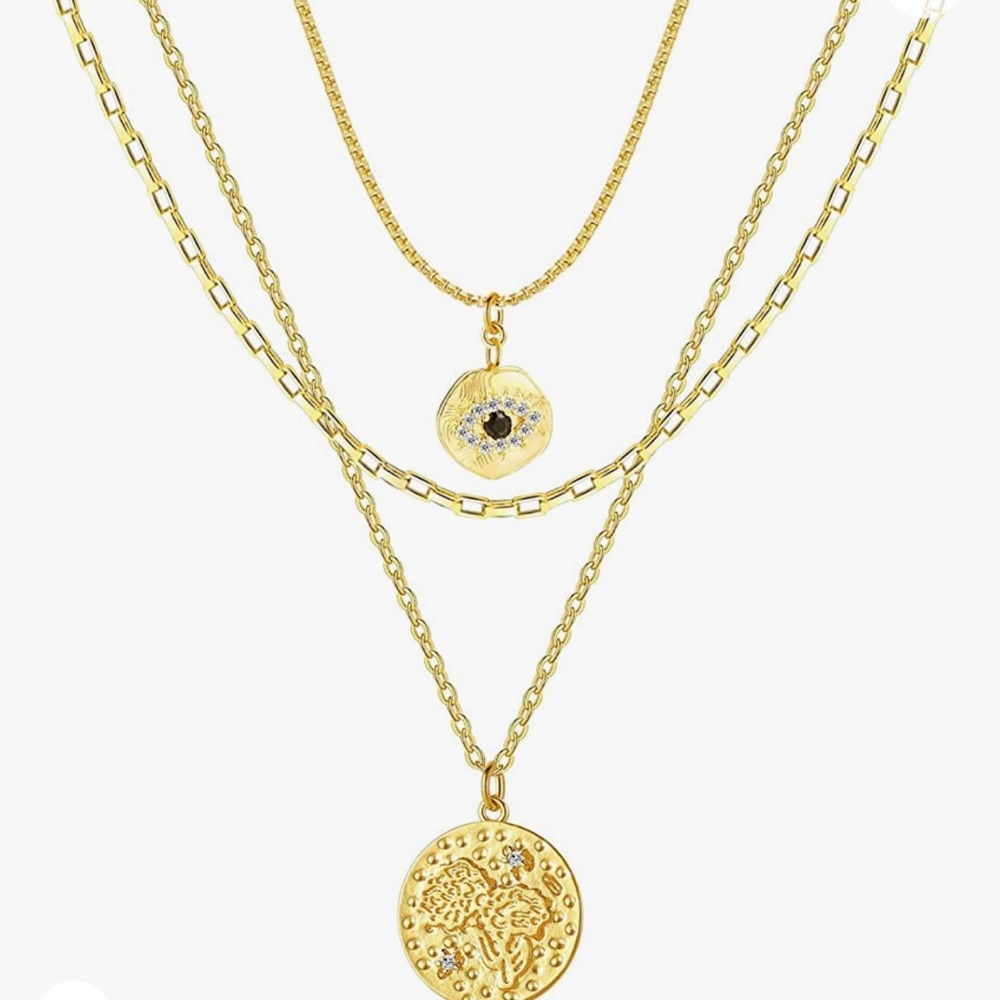 Birth Flower Necklace Pendant, 14K Gold Birth Month NEW